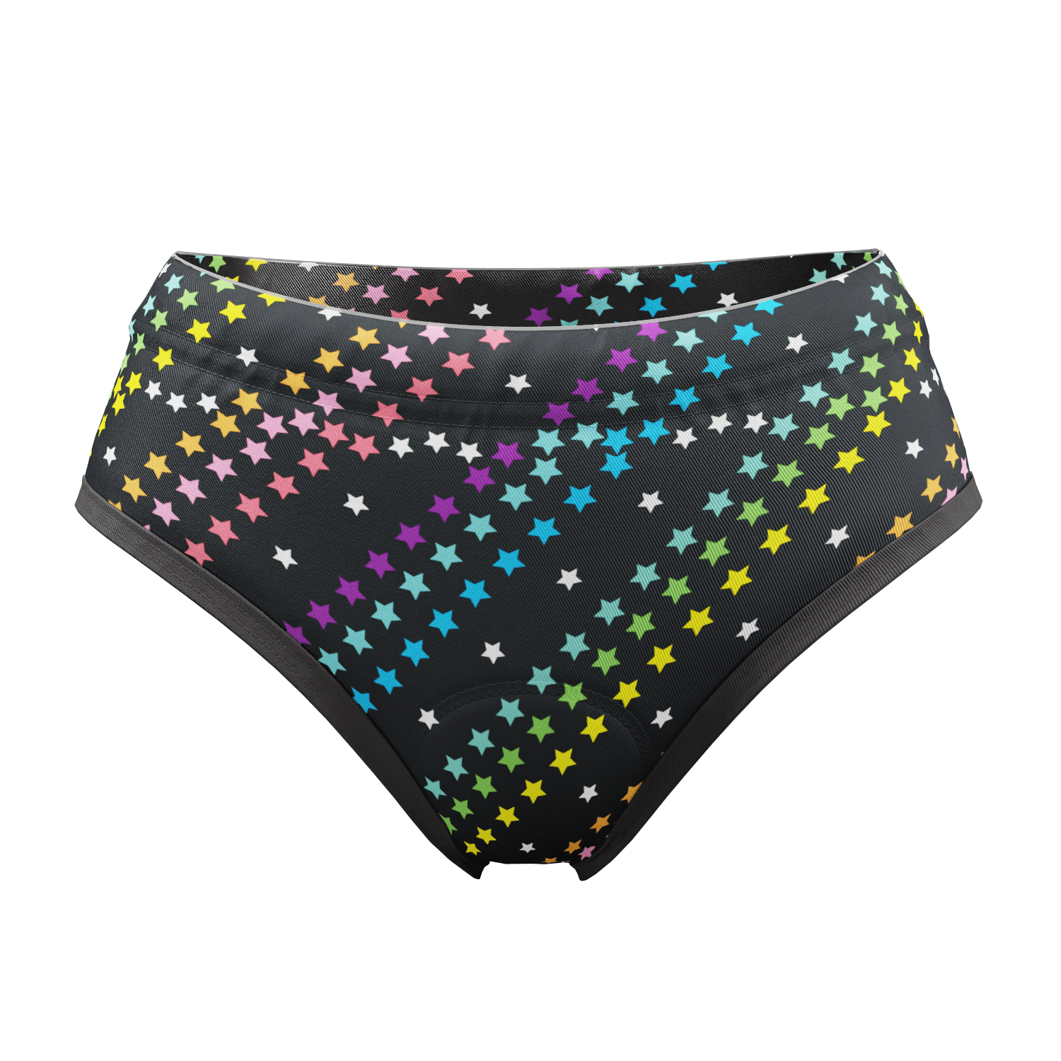 Women's Rainbow Star Gel Padded Cycling Underwear-Briefs – Online
