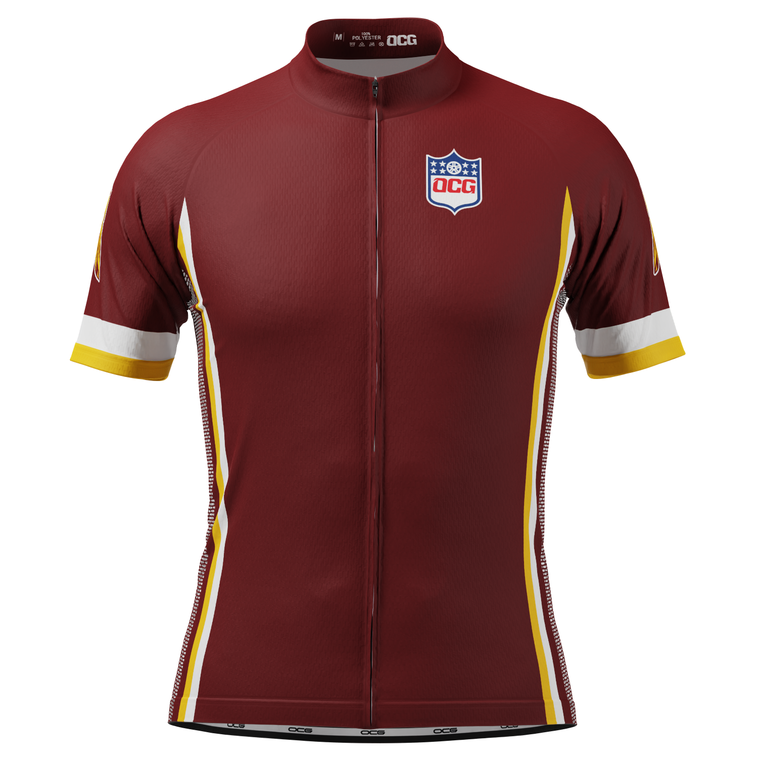 Men's Washington Football Short Sleeve Cycling Jersey