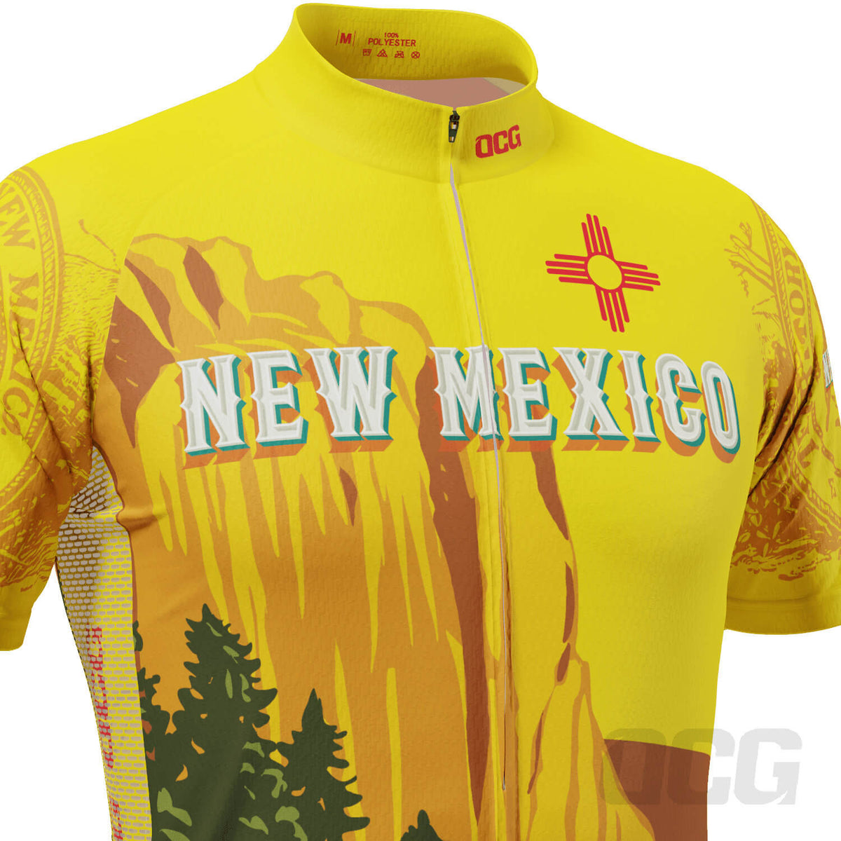 Men's New Mexico US State Icon Short Sleeve Cycling Jersey Online