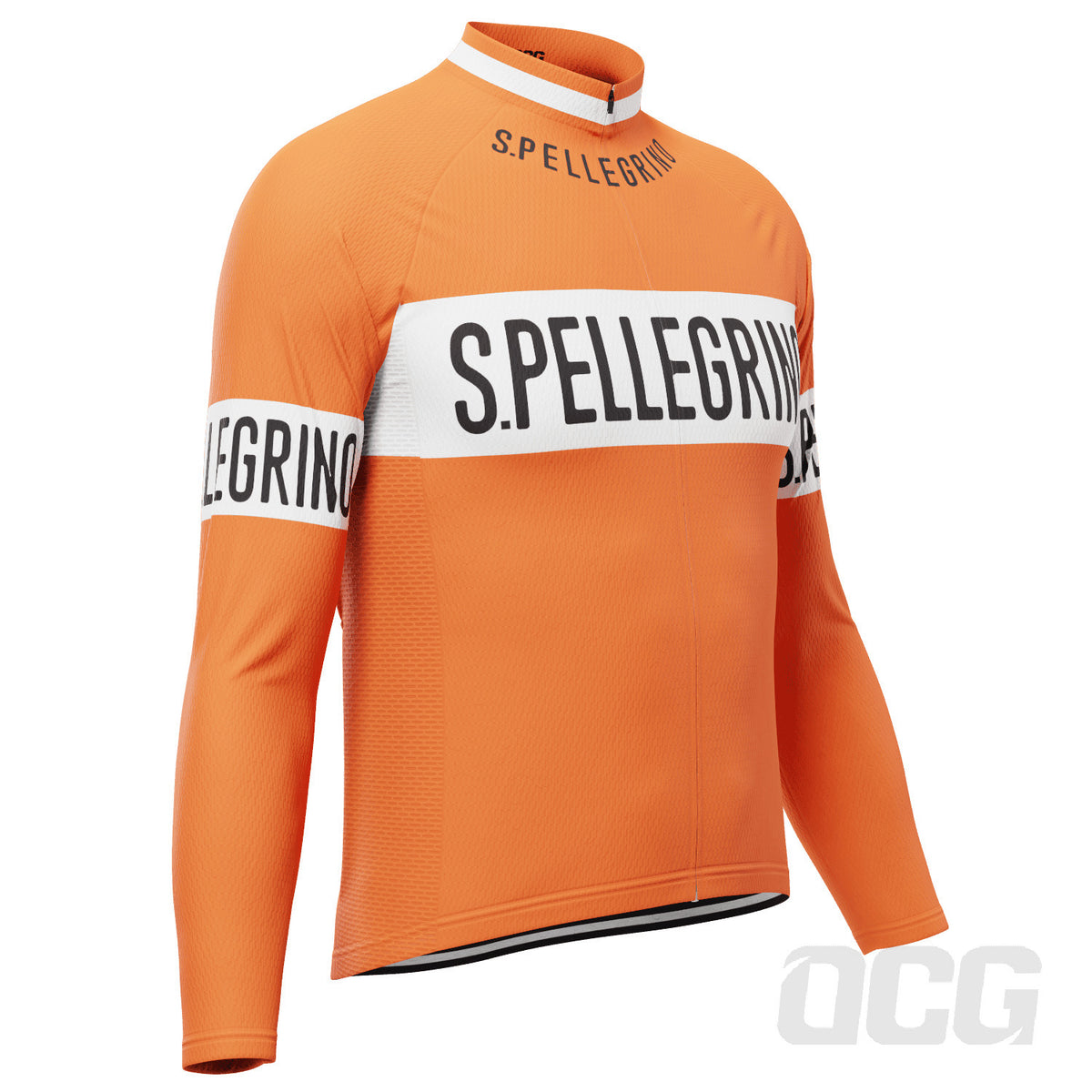 Men's San Pellegrino Retro Long Sleeve Cycling Jersey