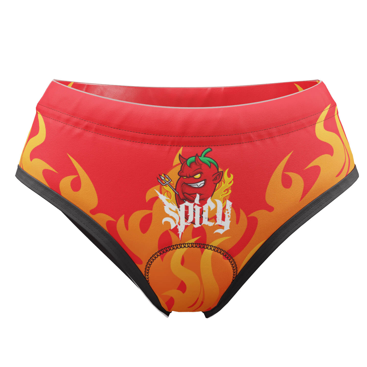 Women's Spicy Flames Gel Padded Cycling Underwear-Briefs – Online