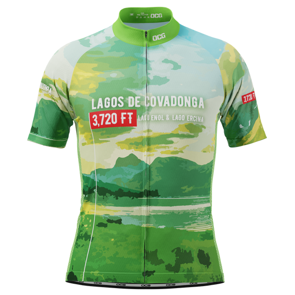 Men's  Lagos de Covadonga Epic Climbs  Short Sleeve Cycling Jersey