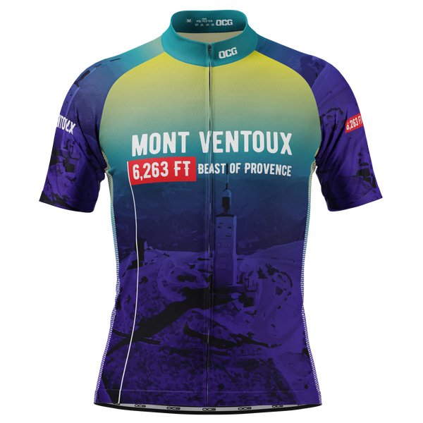 Men's Mont Ventoux Epic Climbs  Short Sleeve Cycling Jersey