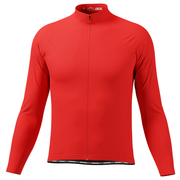 Men's Custom Atlanta Rowing Club Solid Colors Long Sleeve Cycling Jersey