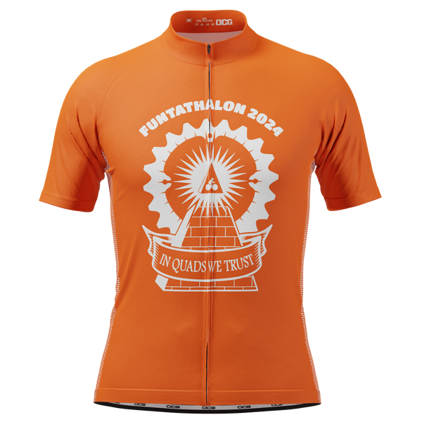 Men's Custom Funtathalon 2024 Easy Beats Short Sleeve Cycling Jersey