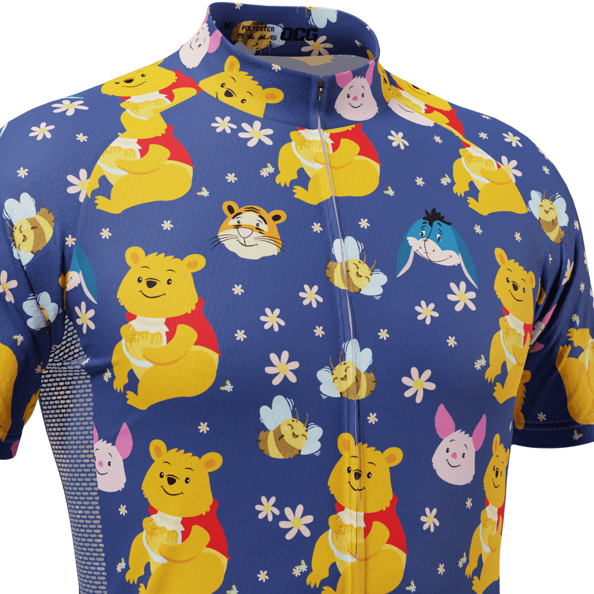 Men's Winnie The Pooh & Bees Short Sleeve Cycling Jersey – Online ...