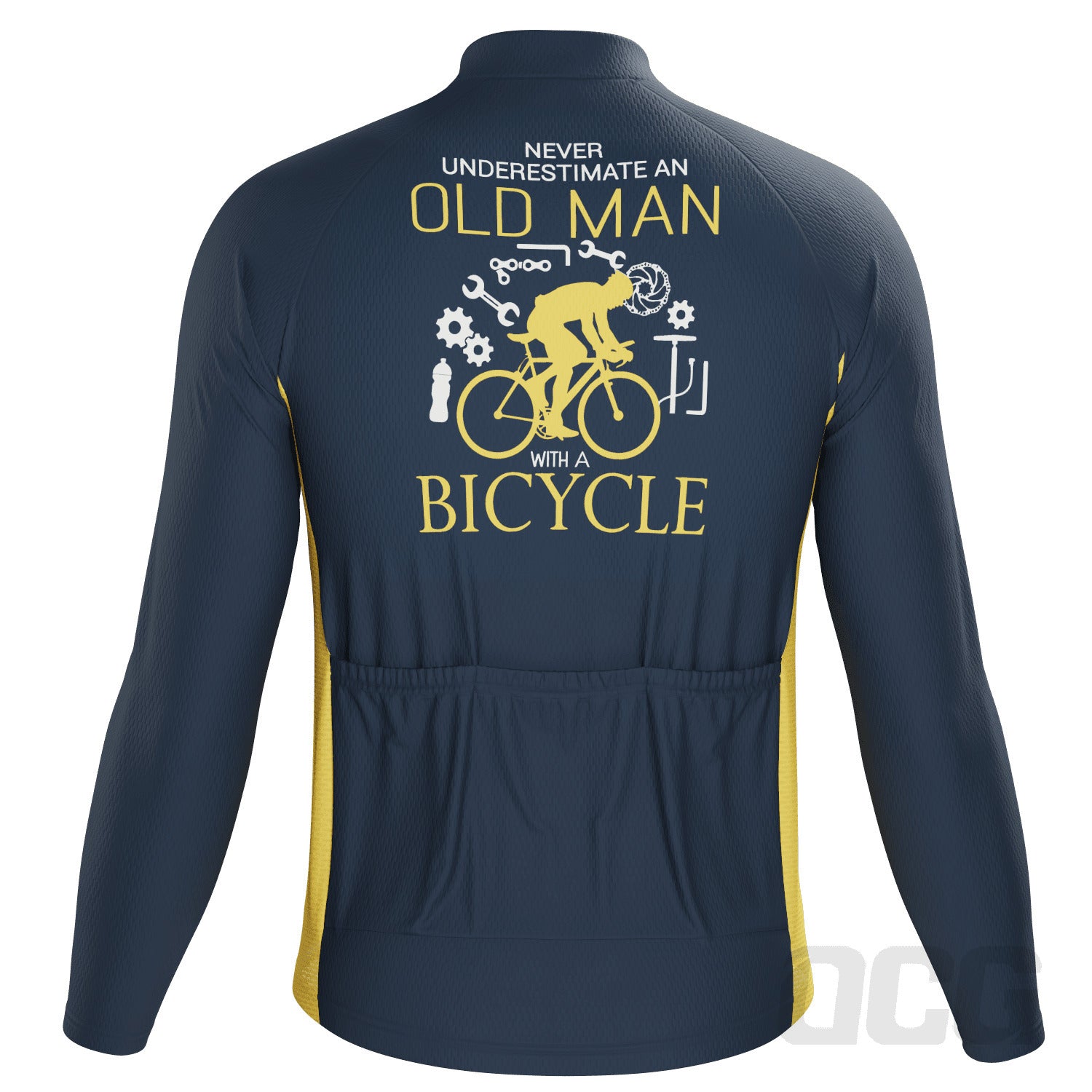 Men's Lemmon Long Sleeve Cycling Jersey Bright Yello / L