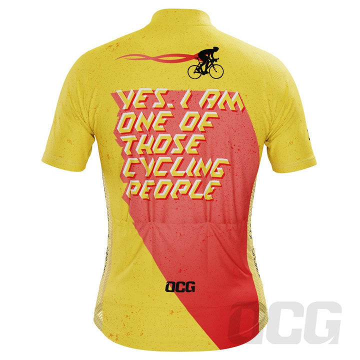 Men's One of Those Cycling People Short Sleeve Cycling Jersey