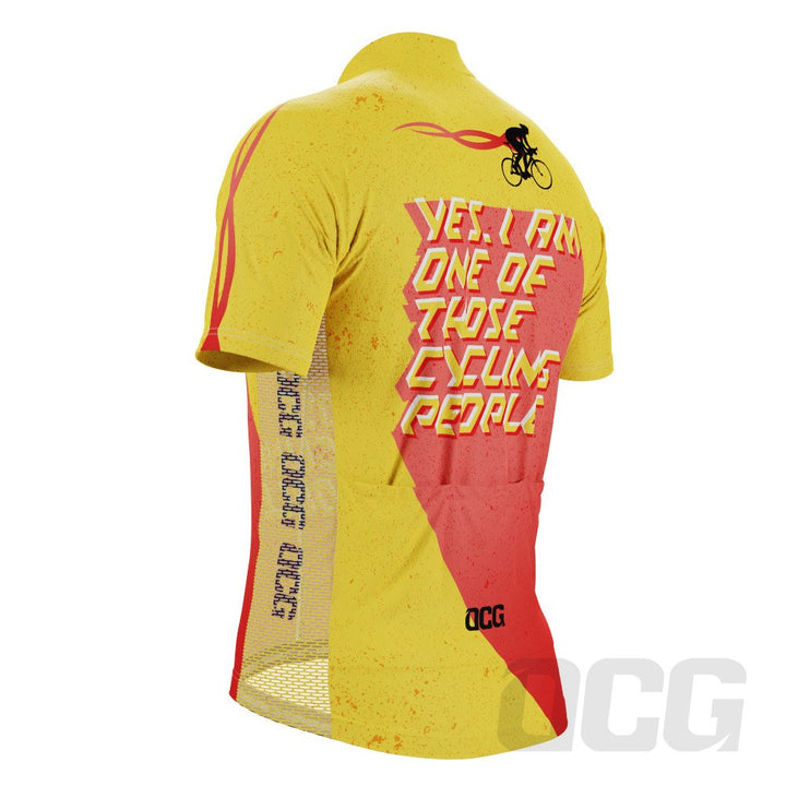 Men's One of Those Cycling People Short Sleeve Cycling Jersey