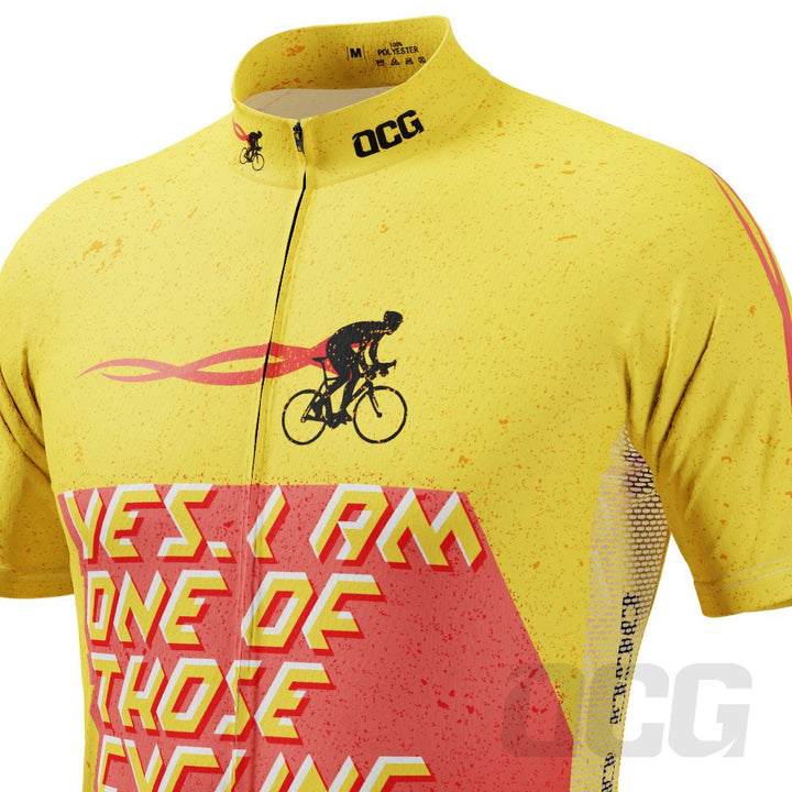 Men's One of Those Cycling People Short Sleeve Cycling Jersey