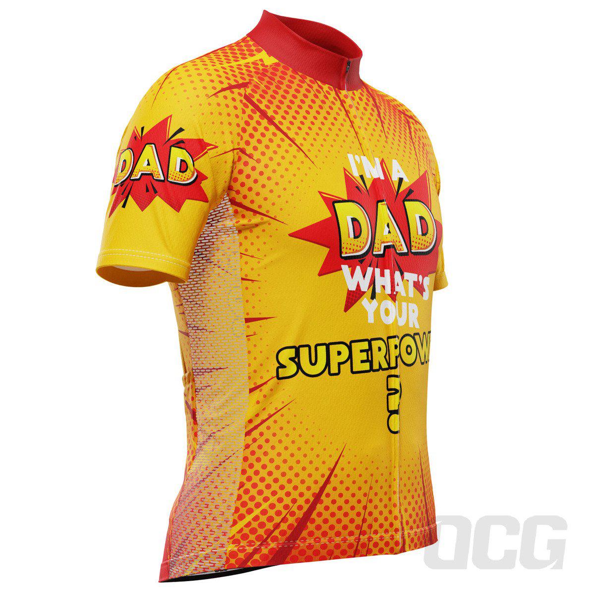 Men's I'm a Dad Superpower Short Sleeve Cycling Jersey – Online Cycling Gear