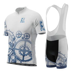 Men's DNA White 2 Piece Cycling Kit