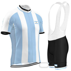 Men's Argentina National Flag 2 Piece Cycling Kit