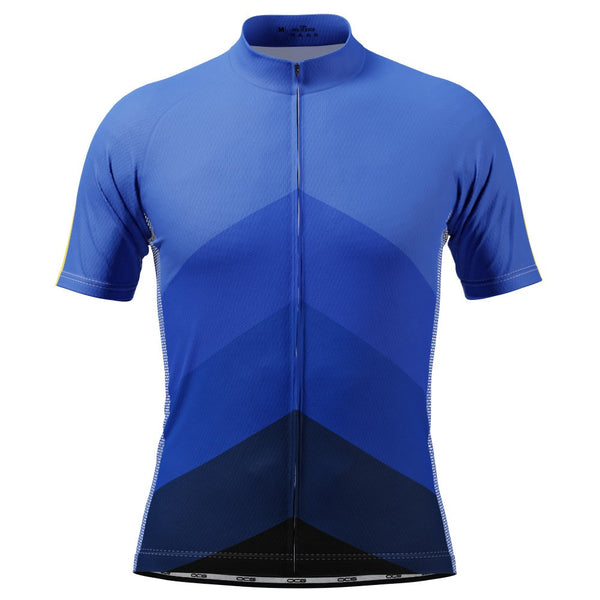 Men's Classic Mountain Peaks Short Sleeve Cycling Jersey