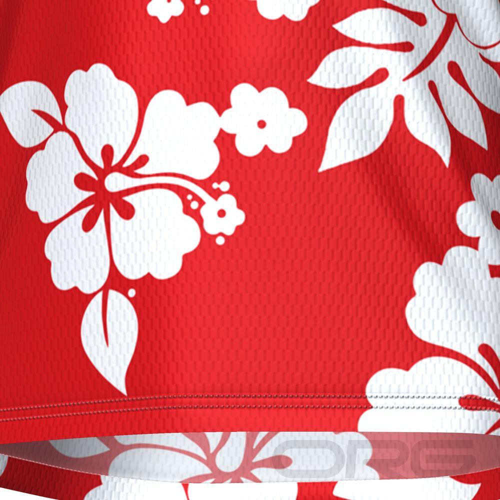 Red Hawaiian Shirt Pattern Graphic by Miss Chatz · Creative Fabrica