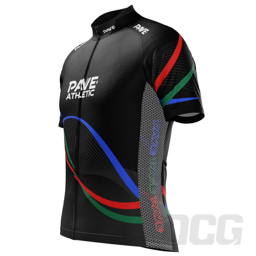 Design a modern cycling jersey for elite athletes