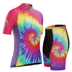 Women's Tie Dye 2 Piece Cycling Kit